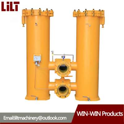 Reliable Quality Large Flow Hydraulic Duplex Diesel Fuel Oil Line Return Filter for Mining Machinery