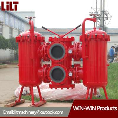 Genuine Large Flow Hydraulic Oil Line Duplex Return Filter/Twin Strainer for Industry Machinery